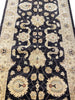 Load image into Gallery viewer, 4 x 10.6 Dark Brown Chobi Peshawar Wide Runner 9931