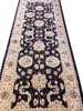 Load image into Gallery viewer, 4 x 10.6 Dark Brown Chobi Peshawar Wide Runner 9931