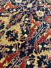 Load image into Gallery viewer, 9.4 x 11.7 Dark Royal Blue Quality Ziglar Quality Rug Natural Wool   #F-6952
