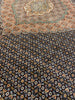 Load image into Gallery viewer, 10 x 13.2 Black Persian Wool &amp; Silk Tabriz Mahi Rug 79978