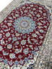 Load image into Gallery viewer, 6.5 x 10  Authentic Persian Nain Rug Wool and Silk IRAN #F-6953