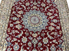 Load image into Gallery viewer, 6.5 x 10  Authentic Persian Nain Rug Wool and Silk IRAN #F-6953