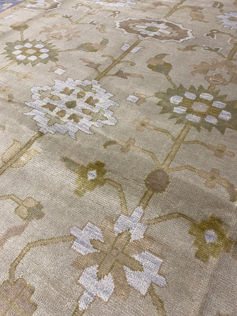 10 x 13.8 New Handmade Oushak Rug #F-6954