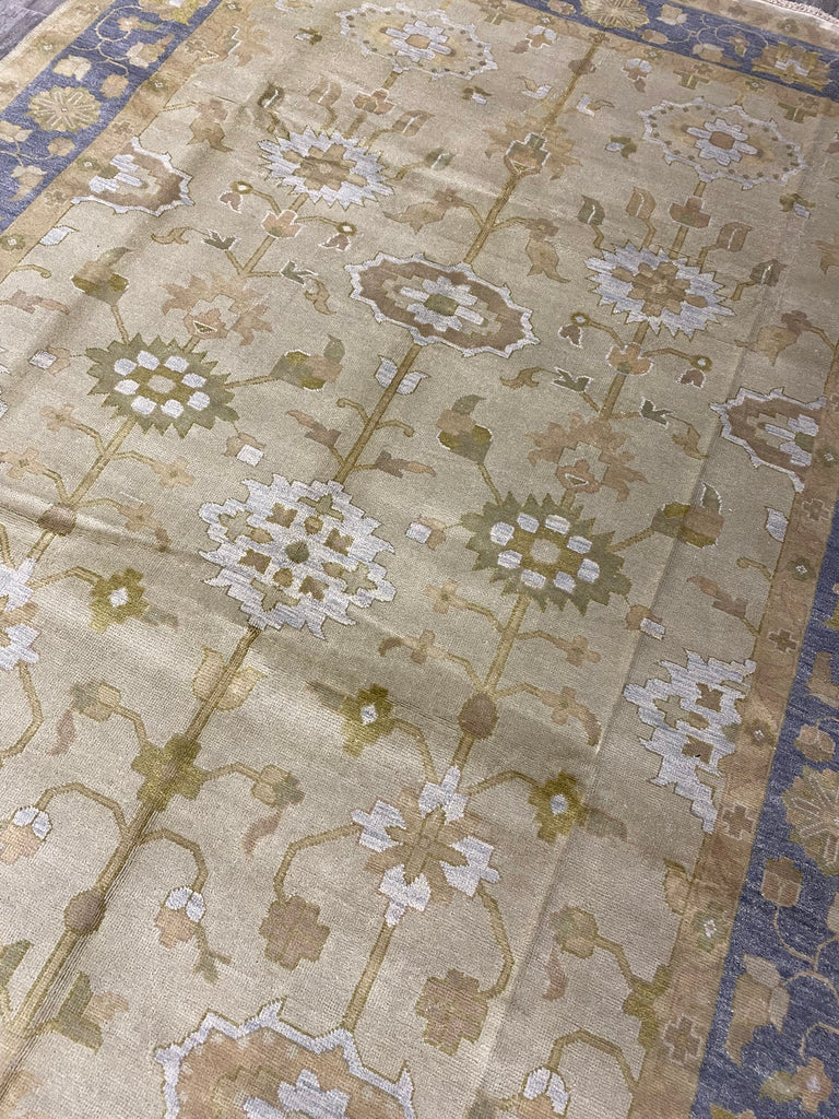 10 x 13.8 New Handmade Oushak Rug #F-6954