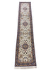 Load image into Gallery viewer, Super Fine Persian Esfahan Runner 2.7 x 13.0 Wool and Silk 500 KPSI   #F-6956