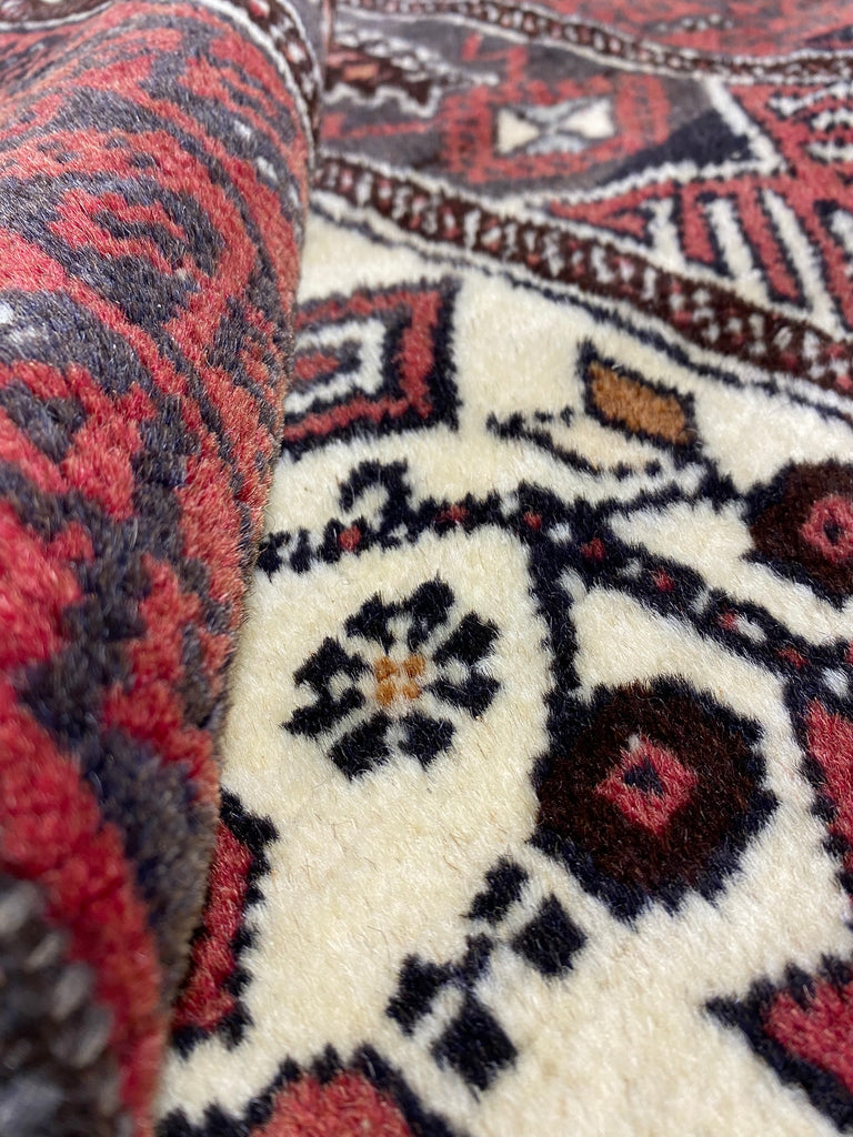 3.4 x 6 Persian Tribal Baluch Prayer Rug   #F-6958