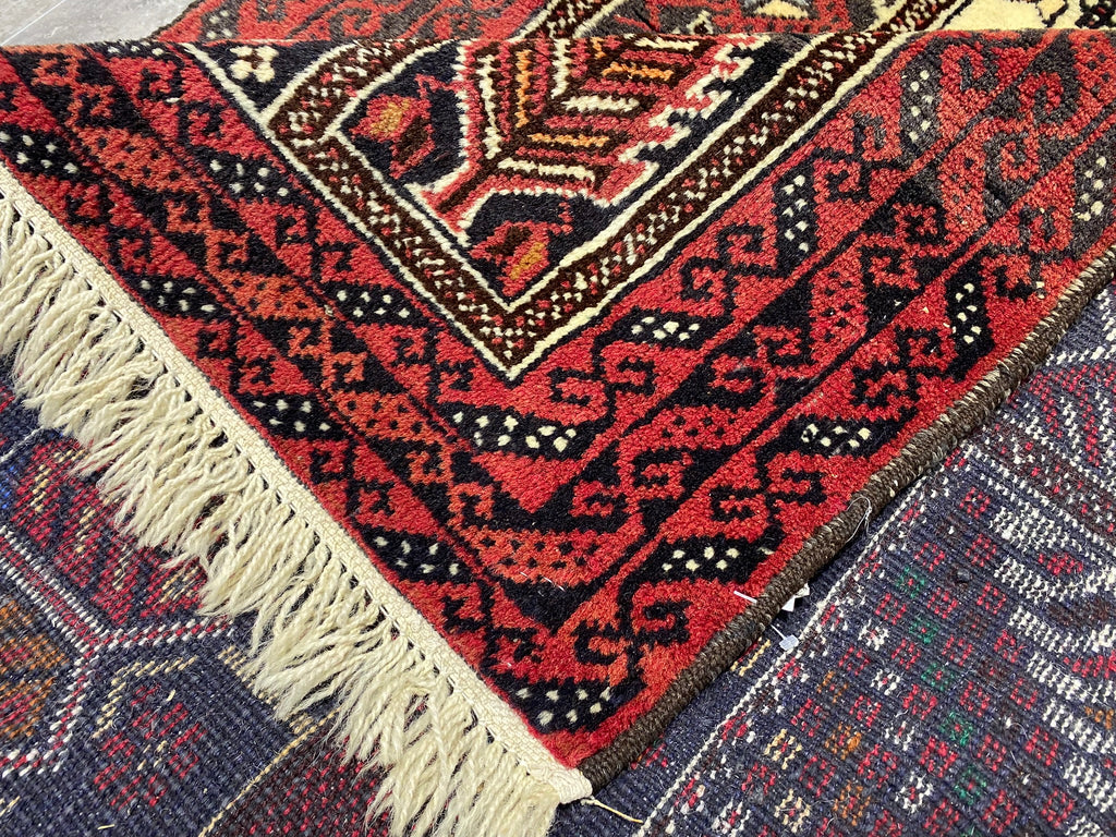 3.4 x 6 Persian Tribal Baluch Prayer Rug   #F-6958