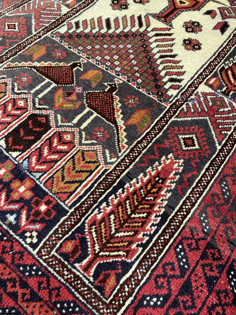 3.4 x 6 Persian Tribal Baluch Prayer Rug   #F-6958