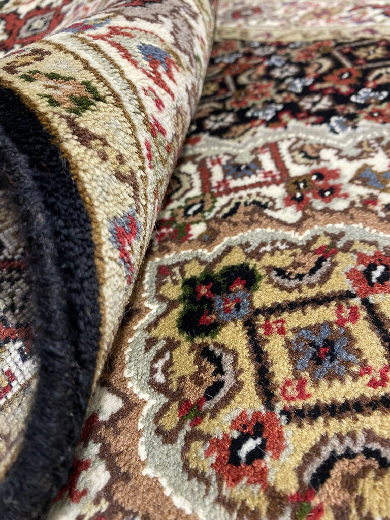 14 Feet Handmade Wool and Silk Mahi Runner #F-6960