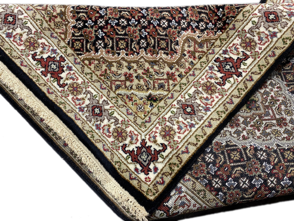 14 Feet Handmade Wool and Silk Mahi Runner #F-6960