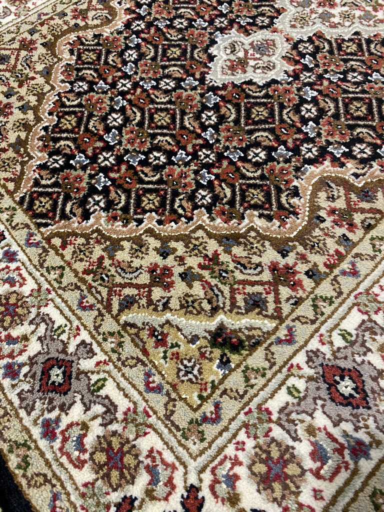 14 Feet Handmade Wool and Silk Mahi Runner #F-6960