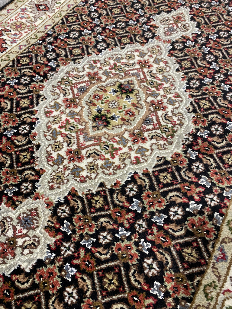 14 Feet Handmade Wool and Silk Mahi Runner #F-6960