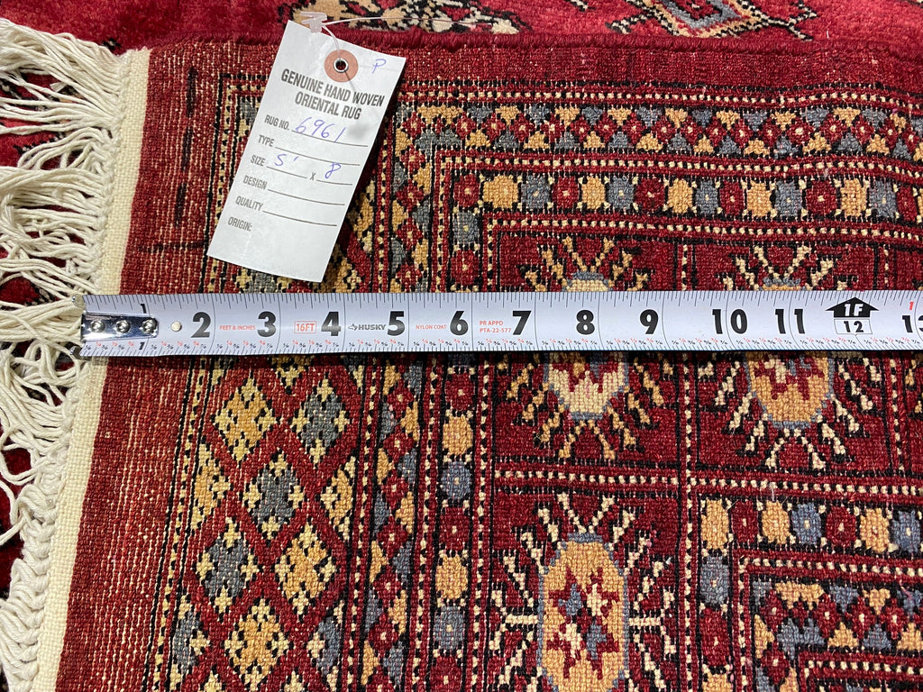 5 x 8 Bokhara Rug Handmade Pakistan   #F-6961