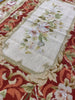 Load image into Gallery viewer, 3 x 5 Needle Point Rug French Aubusson  Burgundy  #F-6965