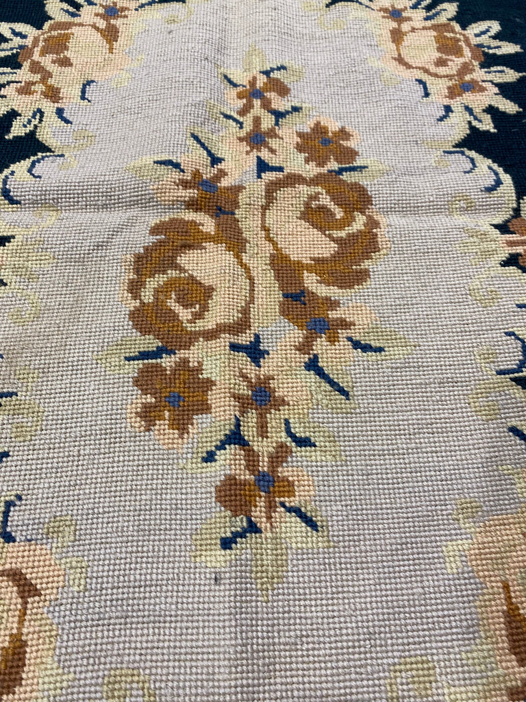 4 x 6 Needle Point Rug French Aubusson  #F-6966