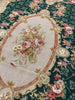 Load image into Gallery viewer, 2.6 x 6.7  EMERALD GREEN Needle Point Runner #F-6969