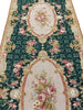 Load image into Gallery viewer, 2.6 x 6.7  EMERALD GREEN Needle Point Runner #F-6969