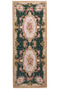 Load image into Gallery viewer, 2.6 x 6.7  EMERALD GREEN Needle Point Runner #F-6969
