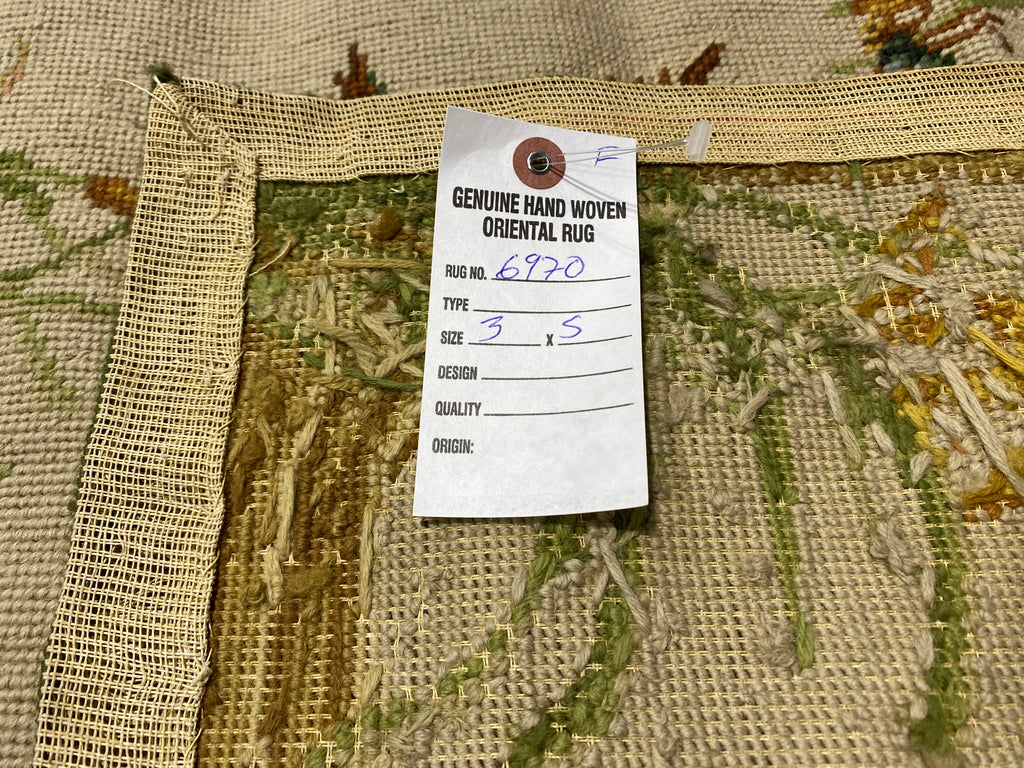 3 x 5 Needle Point Rug TROPICAL  #F-6970