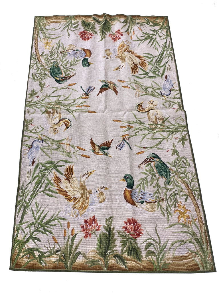 3 x 5 Needle Point Rug TROPICAL  #F-6970