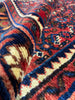 Load image into Gallery viewer, 3.8 x 14.2 Red Persian Hamadan Runner Area Rug 9595