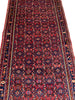 Load image into Gallery viewer, 3.8 x 14.2 Red Persian Hamadan Runner Area Rug 9595