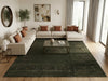 Load image into Gallery viewer, 9 x 11.8 Moss Emerald Green Handmade Gabbeh Contemporary Rug #F-3296