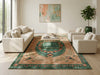 Load image into Gallery viewer, 8.4 x 11.7 Art Deco Chinese Rug Green - view 2