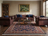 Load image into Gallery viewer, 7.4 x 10.3 Navy Blue Fine Persian Sarouk Rug - view 2