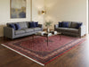 Load image into Gallery viewer, 7 x 9.8 Salmon High End Persian Bijar Rug 72734