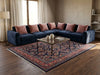 Load image into Gallery viewer, 7 x 10.4 White Ivory Semi Antique Persian Sarouk Rug #B-72243