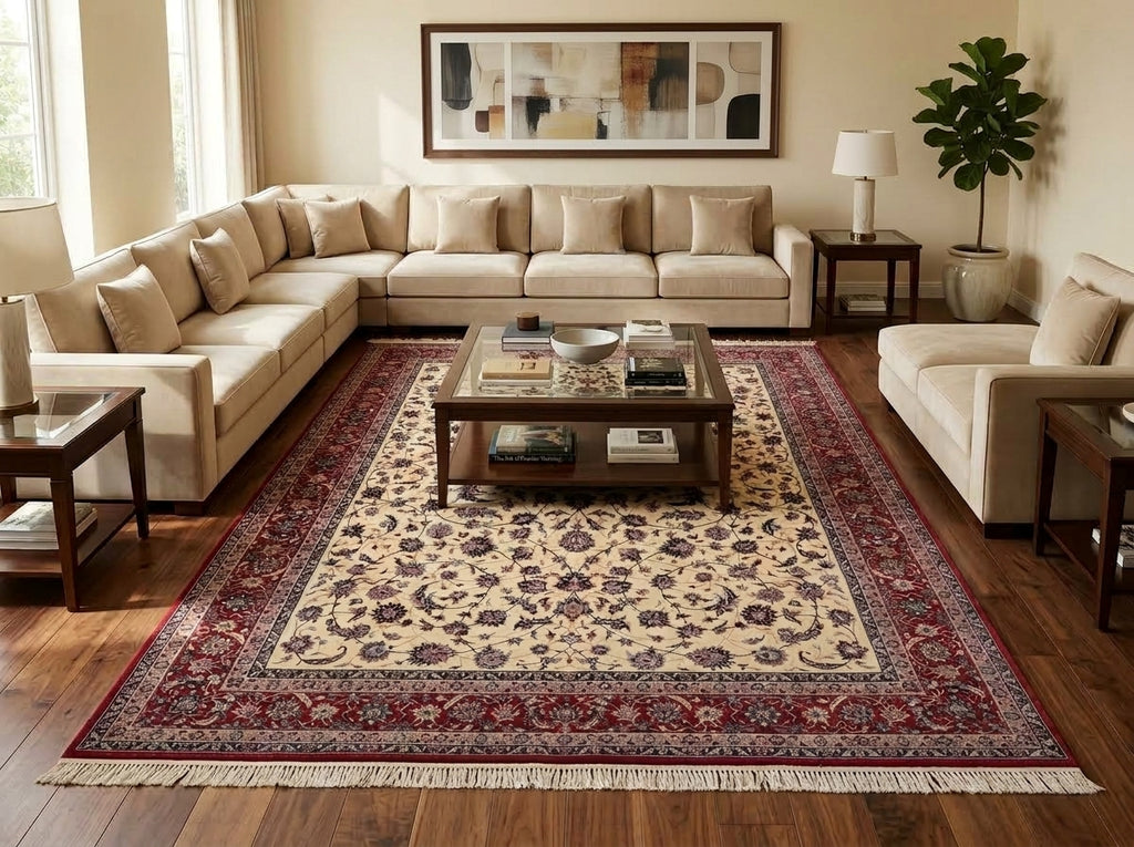 8.6 x 11.6 Fine Wool Fine Esfahan Rug 16264
