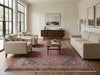 Load image into Gallery viewer, 7 x 10 Pinkish Wool Persian Herati Lilihan Rug 72736