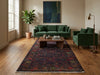 Load image into Gallery viewer, 3.5 x 6.6 Nomadic Afghan Rug Dark Colors #F-3234