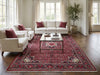 Load image into Gallery viewer, 6.8 x 10.9 Salmon Red Fine Persian Bijar Rug 72412