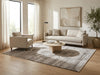 Load image into Gallery viewer, 8 x 10 Contemporary Handmade Imported Rug Gray #F-3316