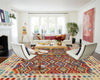 Load image into Gallery viewer, 8.4 x 11.6 Multi Color Kilim Rug Vegetable Dye Natural Wool #P1009