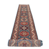 Load image into Gallery viewer, 2.7 x 18.8 Handmade Wool Genuine Kazak Rug #P1105
