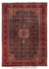 Load image into Gallery viewer, 6.2 x 9 OLD Persian Bijar Rug Low Pile #P-1185