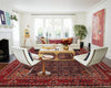 Load image into Gallery viewer, 6.2 x 9 OLD Persian Bijar Rug Low Pile #P-1185