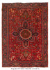 Load image into Gallery viewer, 6.6 x 9.2 OLD Traditional PERSIAN HERIZ RUG #p-1188