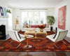 Load image into Gallery viewer, 9.6 x 11.5 Handmade kilim Wool Rug Semi-Antique #P1210