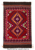 Load image into Gallery viewer, 4.9 x 7.4 Beautiful Tribal geometric Kilim Rug Wool #P1214