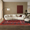 Load image into Gallery viewer, 3.7 x 5.2 Handmade Wool Flat Weave Kilim Tribal Rug #P1219