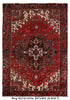 Load image into Gallery viewer, 6.9 x 9.7 Persian Heriz rug Handmade Iran #P1233