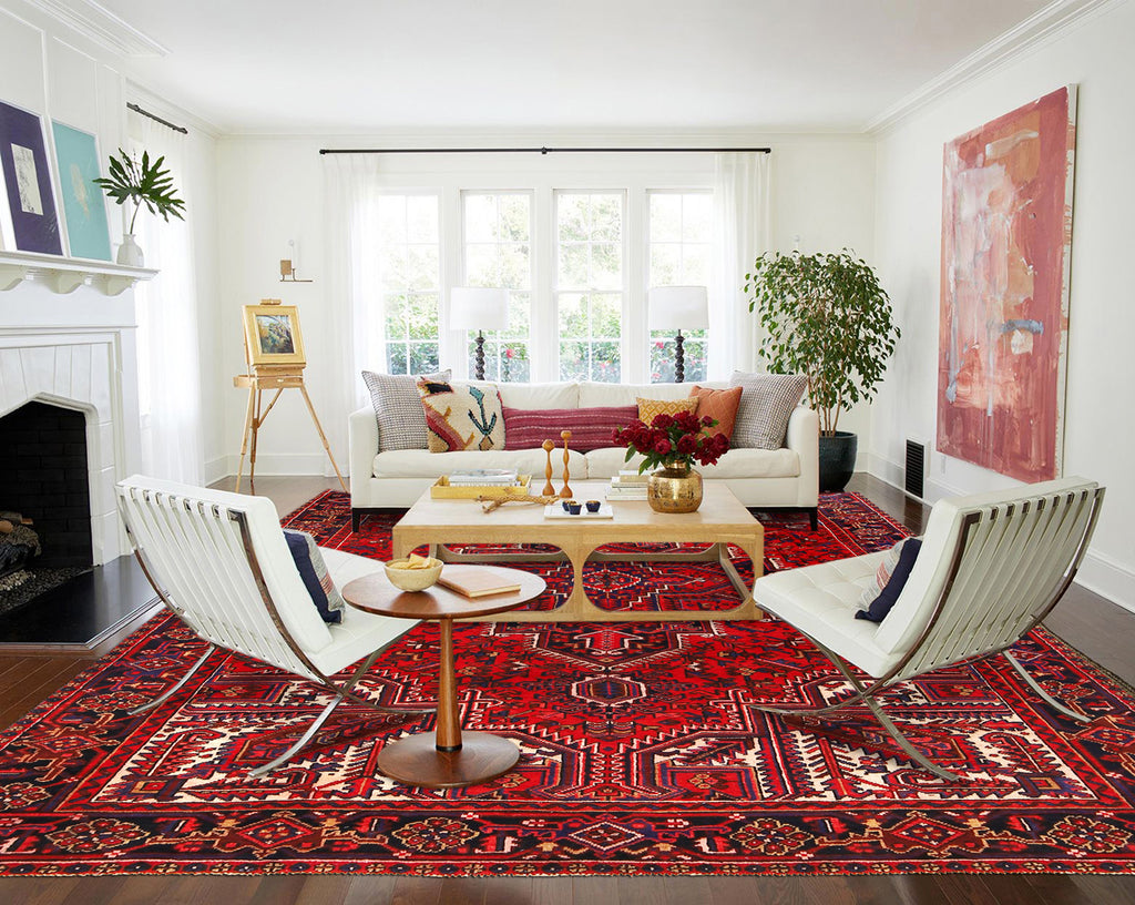 7' x 10' Persian-Tribal-Hand-Knotted-Geometric-Heriz-Rug.jpg