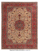 Load image into Gallery viewer, 8&#39; x 11&#39; Authentic-Persian-Esfahan-Wool-Rug.jpg