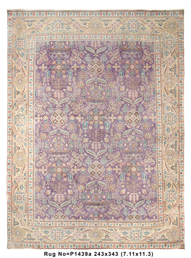 8' x 11'-Purple-Blue-Persian-Vintage-Rug-LOW-PILE.jpg