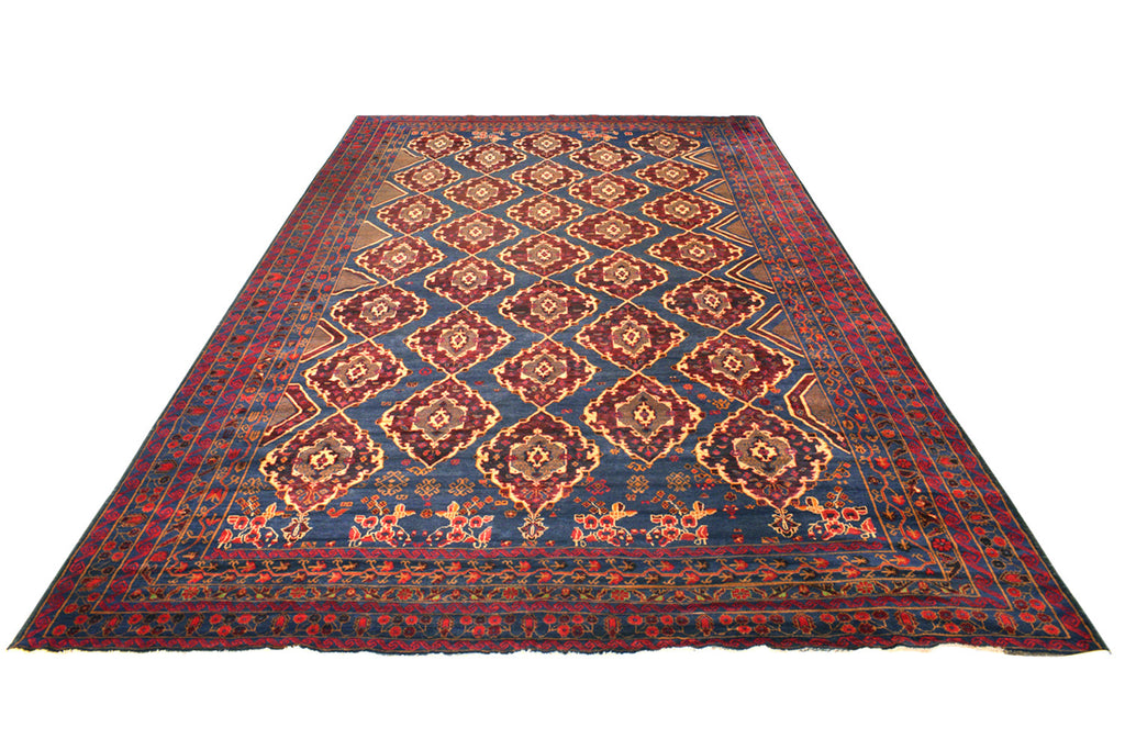 10.4 x 17.3 Large Vintage Persian tribal Rug #P1460
