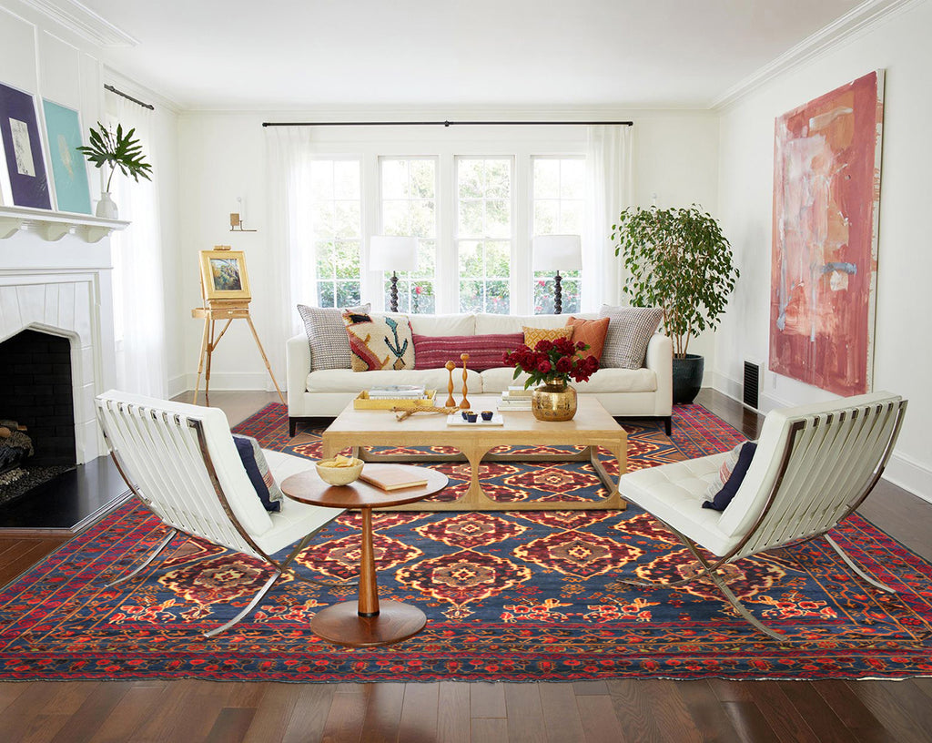 10.4 x 17.3 Large Vintage Persian tribal Rug #P1460